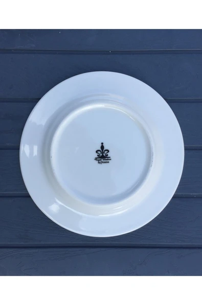 Pinkev 6 Kişilik Porselen 3 Renk Rosabella 24,5cm Servis Sunum Tabağı Takımı Seti - Resim 5