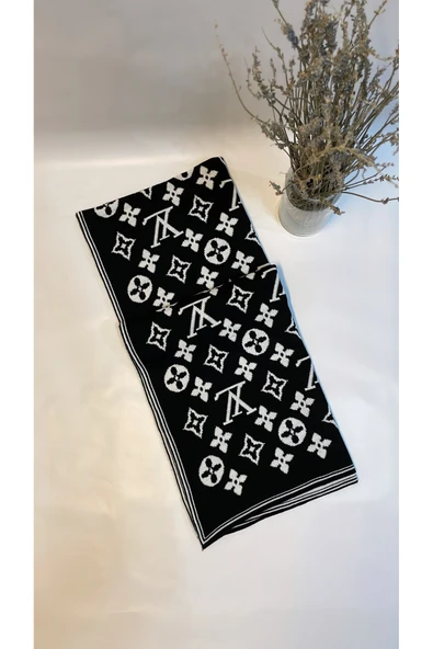 Atkı - New Collection Kaliteli Dokuma Desenli Çift Taraflı Omuz Atkısı Kışlık Ürün Moda Mağaza - Resim 2