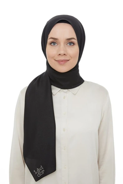 Siyah Platinum Abiye Şal ürün görseli