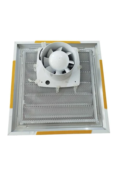 Home FANLI BANYO MENFEZİ ALÜMİNYUM - ARKADAN FANLI 45*45CM DIS OLCUSUNDE - Resim 2