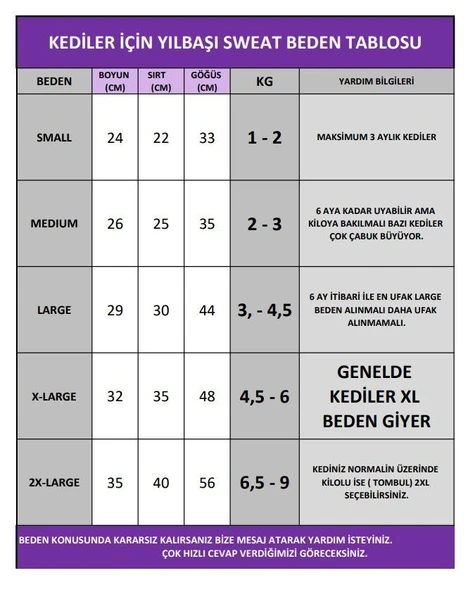 Yılbaşı Ağacı Premium Kırmızı Polar Kedi Kıyafeti | Kapüşonlu Noel Kedi Sweatshirt - Resim 3