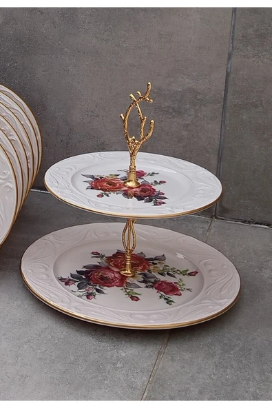 Pinkev Seramik Katlı Kurabiyelik - Resim 2