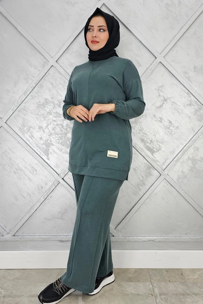 KADIN KOL LASTİKLİ TESETTÜR TAKIM - Resim 5