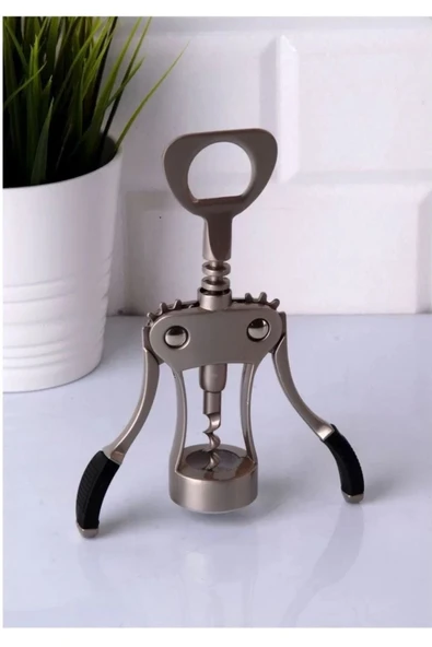 Pinkev Paslanmaz Çelik Profesyonel Tirbuşon Şarap Kapak Açacağı - Resim 2