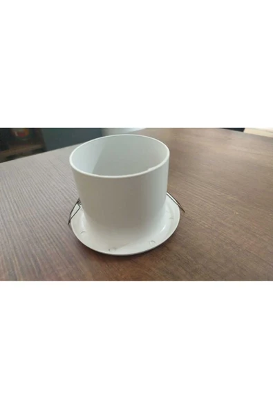 ÇELİK MENFEZ dairesel anemostat plastik Q100-10cm beyaz - Resim 2