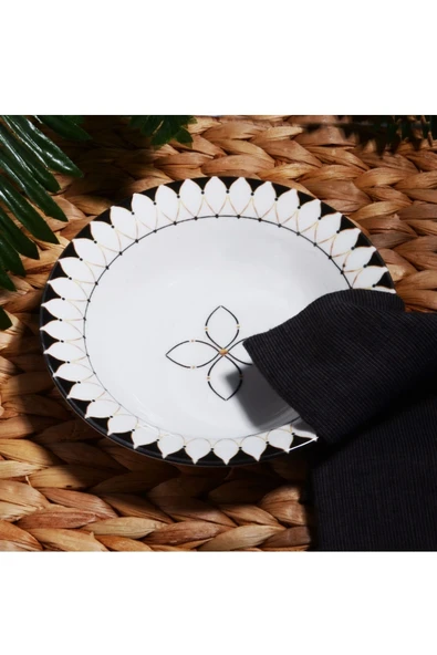 Pinkev Black Drops 6 Kişilik 16cm Seramik Çorba Kasesi Kase Seti ürün görseli