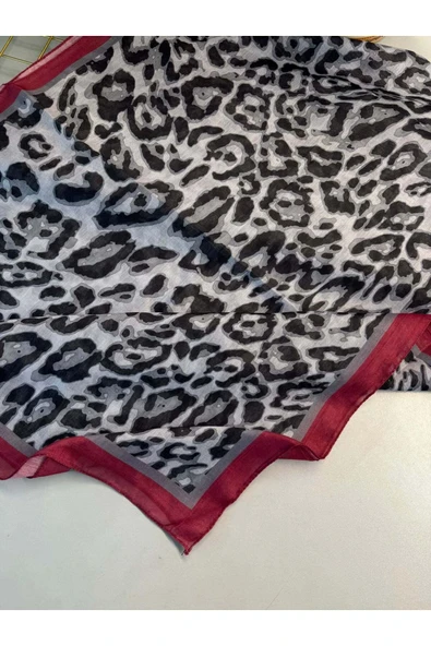 Leopar Desen Pamuk İpek Şal ürün görseli