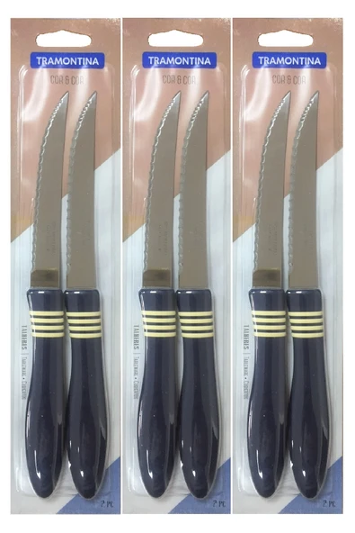 Pinkev Tramontina 6 Adet Tırtıklı Mutfak Bıçak Seti ürün görseli