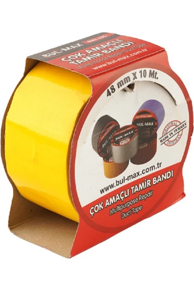 Bul-Max Çok Amaçlı Tamir Bandı 48mmx10mt SARI ürün görseli 1