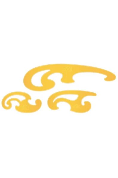 Yıldızlar Cetvel Hatas Pistole Takımı 3'lü Ekonomik Seri ürün görseli 1