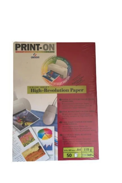 Canson Print-on A4 Fotoğraf Baskı Kâğıdı 50’li 110g ürün görseli 1