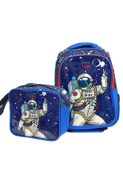 Kampüs Kırtasiyem Uzay Temalı Beslenme Hediyeli Ilkokul Çantası Takım 04361 ürün görseli 1