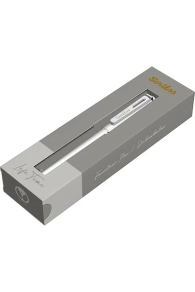 Scrikss Punto Dolma Kalem Beyaz M Uç Özel Kutu ürün görseli