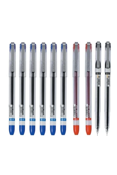 Donga Mygel My-gel Iğne Uçlu Kalem 0,5 Mm 6 Mavi 2 Siyah 2 Kırmızı ürün görseli 1