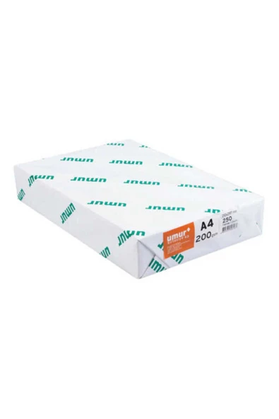 Umur Kırtasiye Gramajlı Fotokopi Kağıdı A4 200 Gram 250 Yaprak 30002433 ürün görseli 1