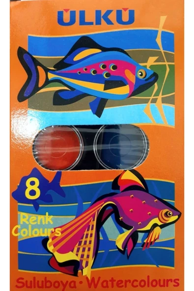 Kampus Kırtasiyem Suluboya 8 Renk ürün görseli 1