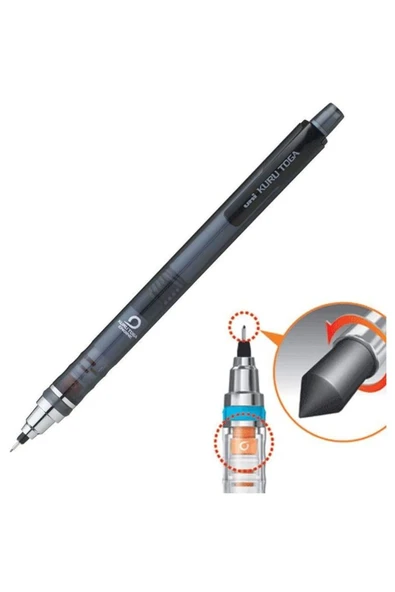 UNİ-BALL Kuru Toga T 0.5 Versatil Kalem Siyah ürün görseli 1