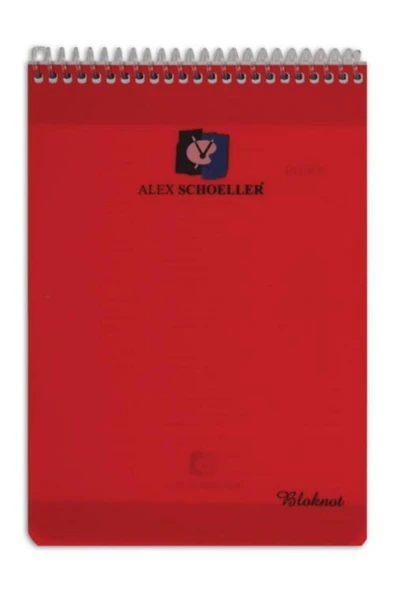 Alex Schoeller 80yp.pp.kapak A4 Spiralli Dik Defter Kareli 70gr. ürün görseli 1