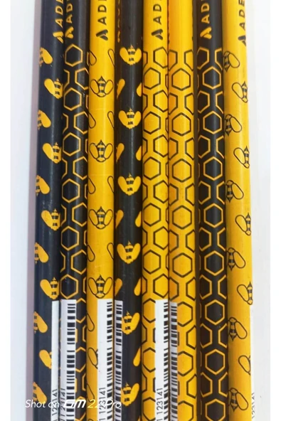 Adel Kurşun Kalem Blackline Arı 2B Desenli  (8adet) - Resim 4