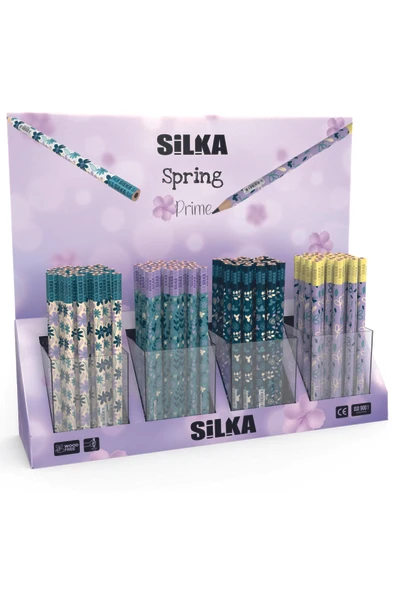 Silka 12 Li Dragon desenli jumbo Kurşun Kalem Karma renkler - Resim 5