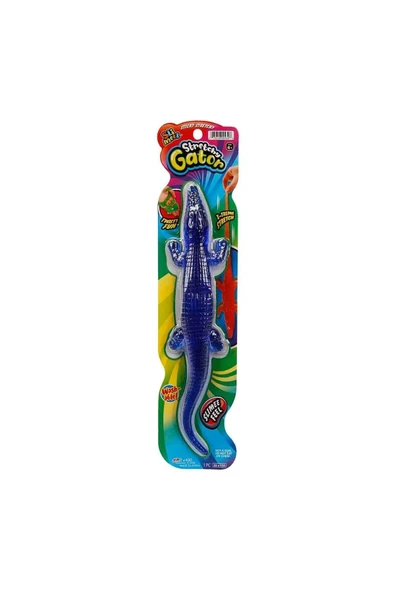 Sunman Dev Timsah Streç Yumuşak Esneyen Uzayabilen Timsah Büyük Boy Stretchy Lizard Mavi 33 Cm ürün görseli 1