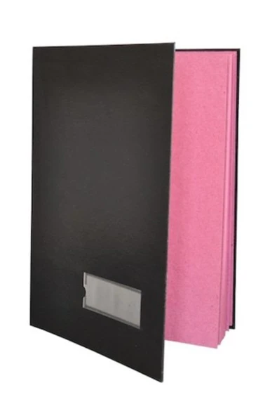 ÖZKAN Imza Dosyası Lüks Imza Sümeni Körüklü Cilt Bezli 12 Yaprak Siyah ürün görseli 1