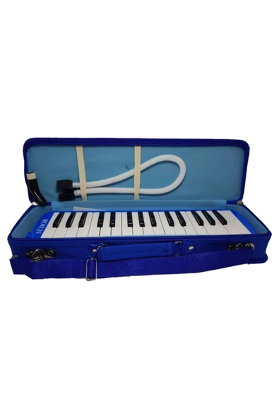 Südor Melodika 32 Tuşlu Mavi Özel Sert Çantalı ürün görseli
