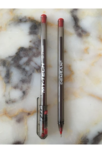 Pensan My Tech Tükenmez Kalem 0.7mm 10 Mavi - 10 Kırmızı (20 Adet) - Resim 5