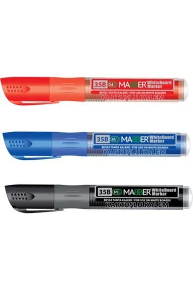 Mabber Kırtasiye Kartuşlu Tahta Kalemi 35b Siyah ürün görseli 1