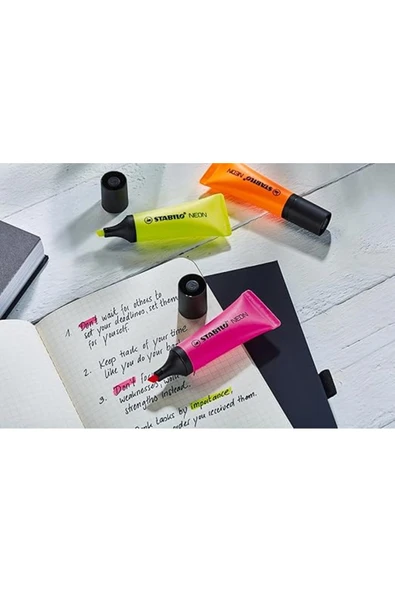 Stabilo NEON Fosforlu İşaretleme Kalemi - Resim 3
