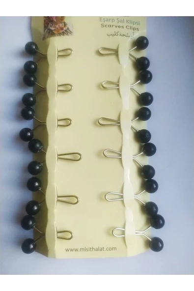 Kampüs Kırtasiyem Başörtüsü Türban Iğne Şal, Eşarp Kıskaç Klips Şal Eşarp Klipsi Şal, Eşarp Başörtüsü Türban Iğne - Resim 3