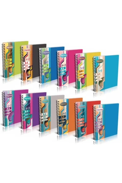 Gülpaş Kırtasiye A4 5+2 Termo Kapak Defter 300 Yaprak Sert Kapak G896 ürün görseli 1