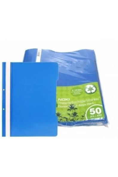 Noki Ofis Eco Mavi Plastik Telli Dosya 10 Adet - Resim 7