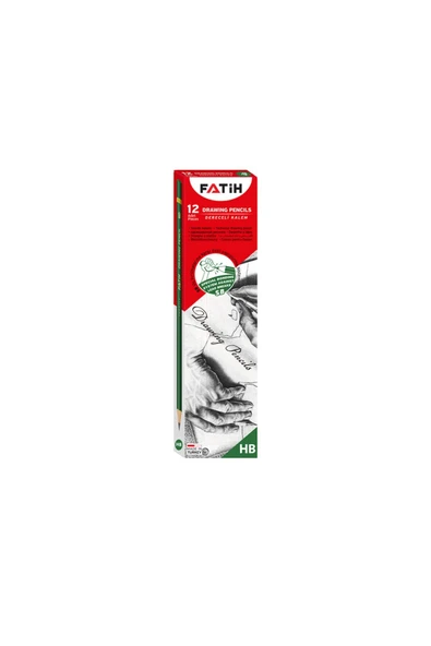 Fatih Kırtasiye Dereceli Kalem (hb) 0211 1280 12 adet 1 paket fiyatıdır ürün görseli 1