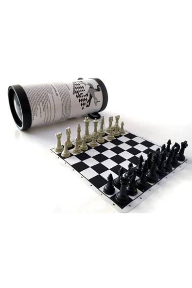 Wooden Toys Partioyunevi Okul Rulo Satranç Ve Dama Takımı ürün görseli 1