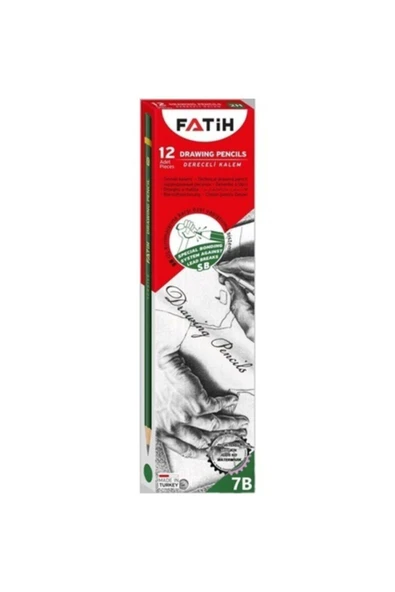Fatih Kırtasiye 7b Dereceli Kurşun Kalem 12li paket 12 adet - Resim 2