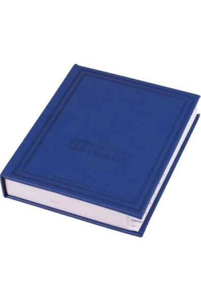 Gülpaş Kırtasiye 168 Fihrist 17x24 Ticari Suni Deri 20'li ürün görseli 1