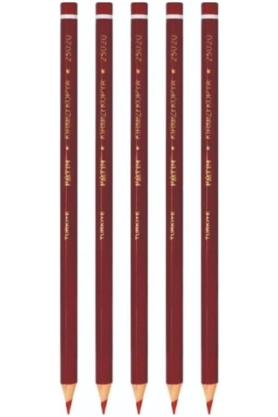 Fatih Kırtasiye Hb Kırmızı Kopya Kalemi 5 Li ürün görseli 1