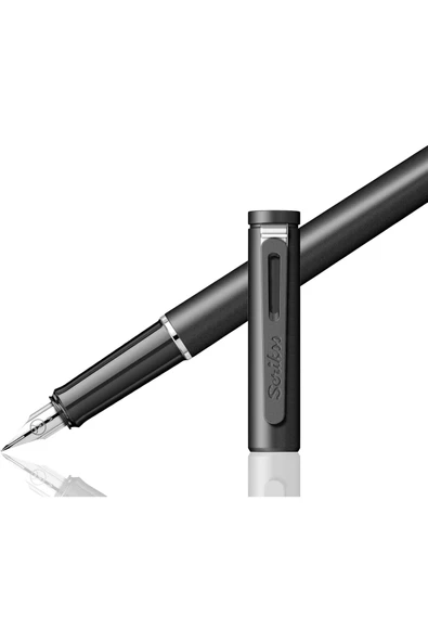 Scrikss WizDesign PUNTO DOLMAKALEM SİYAH, ÖZEL KUTU (MAVİ - MOR - YEŞİL KARTUŞ) - Resim 2