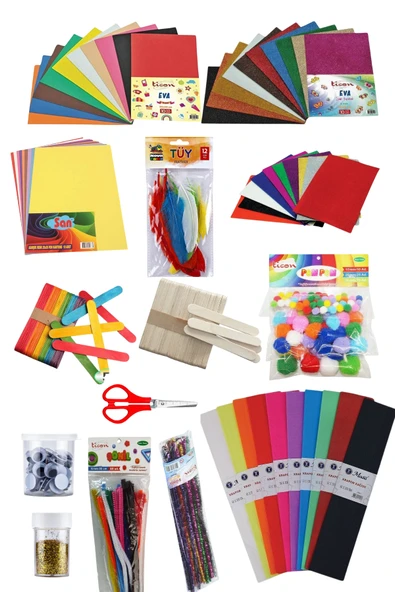 Kampüs Kırtasiyem Anaokulu Etkinlik Seti, Kırtasiye Seti ürün görseli 1