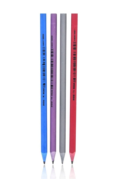 Silka Metalik Renklerde Kurşun Kalem 4 Adet Metalik Renk Kurşun ürün görseli 1