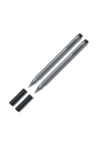 Faber Castell Faber Grip Finepen 0.4 Mm Keçe Kalem Siyah (5020151699) 2 Li Paket ürün görseli 1