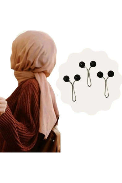 Kampus Kırtasiyem Eşarp, Türban, Şal, Klipsi - Tesettür Eşarp Ve Şal Klipsi - İnci Tasarım - 12'li paket ürün görseli 1