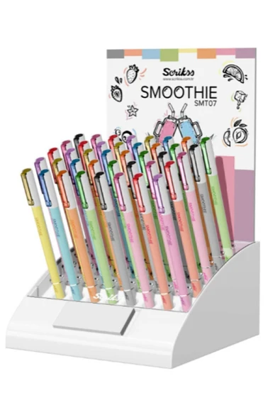 Scrikss Smoothie Jel Kalem 0.7mm - 8'li Set - Resim 3