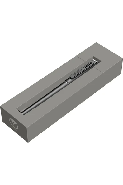 Scrikss Punto Dolma Kalem Gri M Uç Özel Kutu - Resim 7