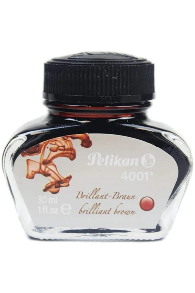 Pelikan Germany 4001 Dolmakalem Mürekkebi 30 Ml. Kahverengi ürün görseli 1