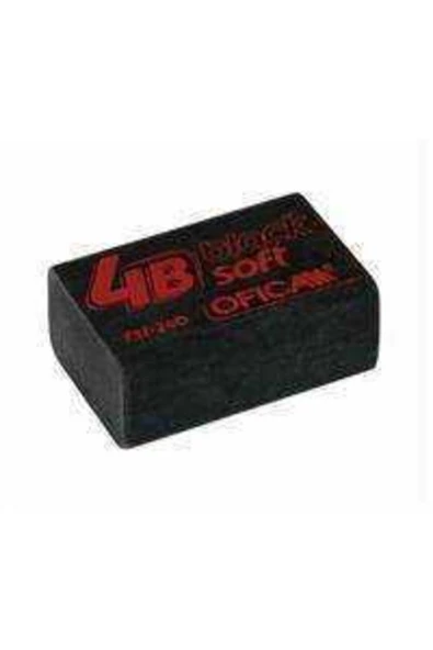Ofica Maxsoft 4b Siyah Silgi ürün görseli 1