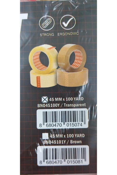 Kampus Kırtasiyem 6 adet Koli Bandı(45 MM*100 M) - Resim 5