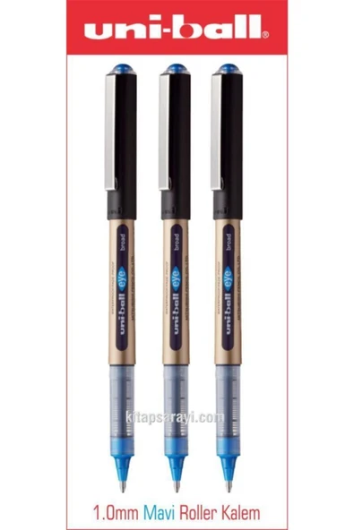 UNİ-BALL Uniball Eye Broad 1.0 Mm Mavi Imza Kalemi 3 Adet Ub-150-10 ürün görseli