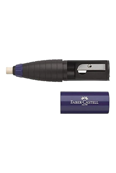 Faber Castell F.c Yuvarlak Silgili Kalemtraş Silgi Ve Kalemtıraş Bir Arada - Resim 2